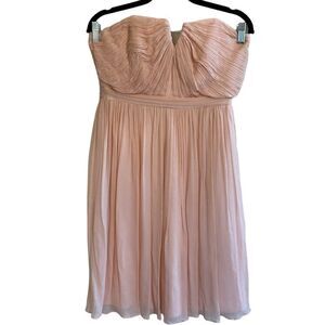 JCrew | Nadia Silk Chiffon Dress in Misty Rose | 4